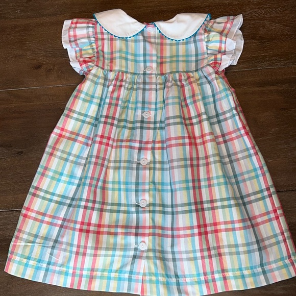 Bella Bliss Plaid Ruffle Sleeve Dress - Picture 2 of 5